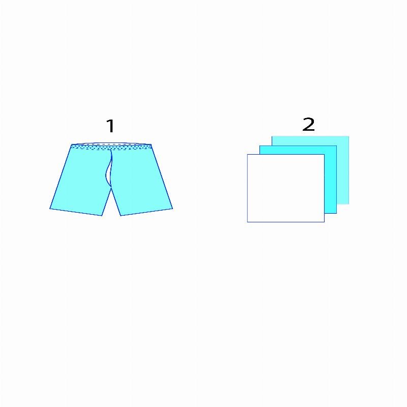 Комплект одягу та покриттів операційних для проктології №3 Taipan-Pharm нестерильний (TPN0615010)